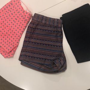 Bundle of size 0 JCrew shorts gently worn